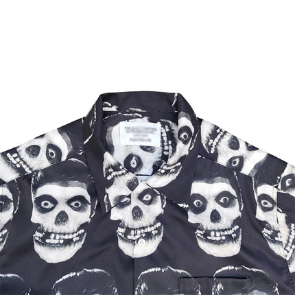 Weirdo Dave Collection Of Trendy Brands Beach Vacation Artificial Silk Hawaiian Short Sleeved Shirt For Men