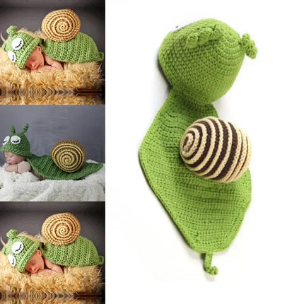 New Born Baby Crochet Knit Costume Accessories Infant Photo Shoot Clothes Newborn Photography Props Newborn Shooting