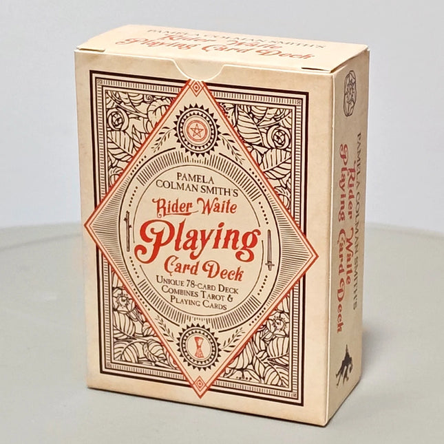 RWS Playing Card Deck:  9*6cm 78-Card Poker Deck Illustrated with RWS Images, Combines Tarot and Playing Cards, Double-embossed
