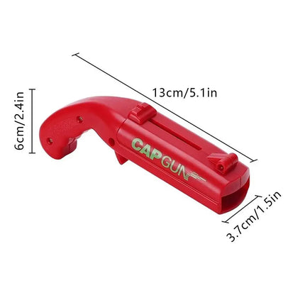 Cap Gun Beer Bottle Opener Portable Beverage Drinking Opening Gun Cap Launcher Kitchen Party Supply Bar Tool Kitchen Accessories