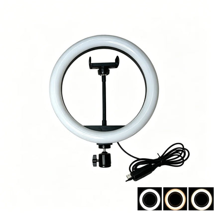 LED Photography Light Selfie Lights Conference Lighting Photo Studio Lamp With Scissor Arm Stand For Zoom YouTube Live Streaming
