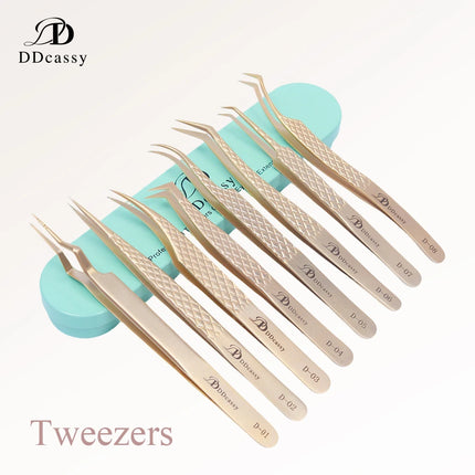 Volume Eyelash Pincet Eyelash Tweezers Antistatic Anti-Slip High-Density Precision Accurate Tweezers Nippers Point