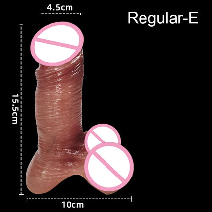 24 Styles Male Penis Cover Realistic Dildo Cock Pump Phallus Extender Enlargement Dick Growing Ejaculate Orgasm Sex Toys For Men