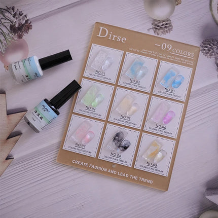 Quickly Blooming Nail Polish Bubble Colorful Ocean Wave Gel DIY Nail Art Blossom Gel Semi Permanent Soak Off Marble Gel Polish
