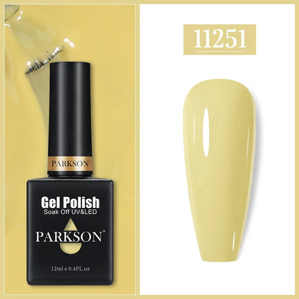 Parkson 12ML Nail Gel Polish HEMA TPO FREE Full Coverage 279 Color Gel Pigment Professional Nail Art Long Lasting Gel Varnish