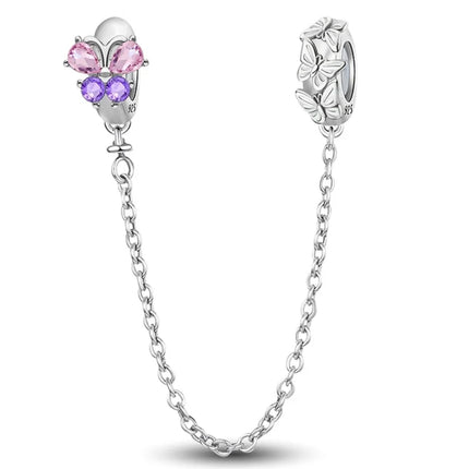 925 Sterling Silver Pink Cake Cherry Pineapple Strawberry Cherry Pendant Charm Ball Suitable for Bracelets DIY Women's Jewelry
