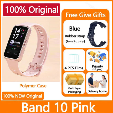 2025 New Original Huawei Band 10 Smartwatch,Compatible with IOS & Android,Sleep Tracking,Health monitor,14 days battery life,