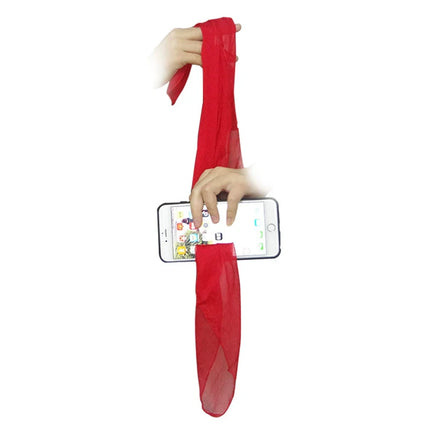 ﻿Magic Silk Trick Prop for Party Show Prank Accessories Close-Up Phone Penetration Illusion Magician Joke Tool for Beginner TMZ