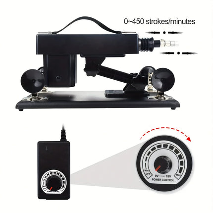 FREDORCH Sex Machine for Woman Adjustable Masturbating Pumping with 3XLR Accessories Sex Gun Love Machine for Men Adult Toys