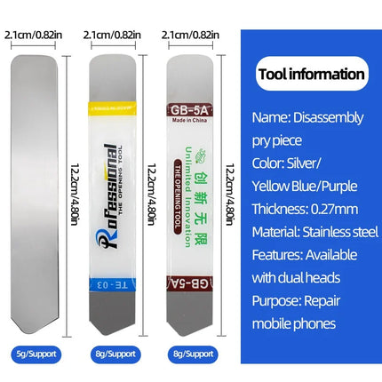 Metal Flat Headed Soft Blade Pry Bar Tablet And Mobile Device Specific Pry Lock Mobile Phone Tool Repair Kit
