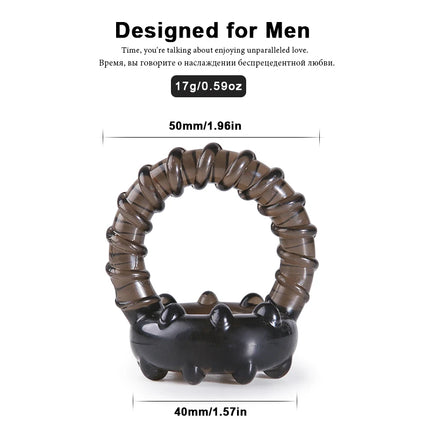 Silicone Cock Ring Soft Realistic Penis Sleeve Extender Condom Penis Ring Delayed Ejaculation Dick Cover Case Cock Header