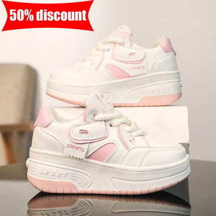 Children's Roller Skating Shoes, Detachable Double Wheels, Boys' Outdoor Skating Amusement Sneakers, Girls' Comfortable Soft Board Shoes