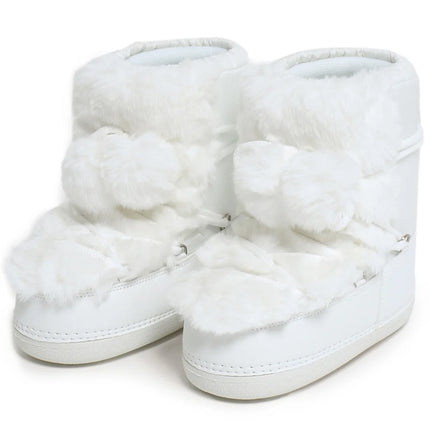 2025 Winter Ankle Boots for Women Platform Antiskid Waterproof Ski Boots Luxury Fluffy Furry Fur Boots Woman's Ankle Booties