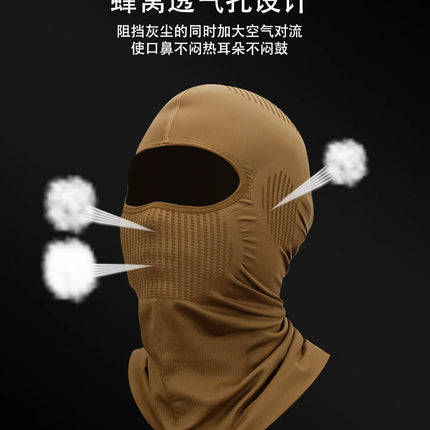 High Elasticity Breathable Balaclava Hat Cycling Full Face Mask Outdoor Sports Ski Motorcycle Mask Scarf Helmet Inner Cap