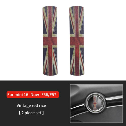 Car Door Handle Decoration Leather Sticker For Mini Cooper JCW F56 F60 F55 F54 R56 R60 R55 Countryman Car Interior Accessories