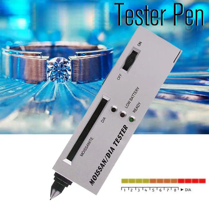 Professional Gemstone Tester Pen Watcher Tool for Diamond And Moissanite Jewelry - Accurate Jewelry Testing Kit