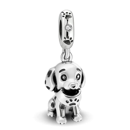 925 Sterling Silver Animal Series Little Lion Butterfly Spot Dog Charms Beads Fit Original Pan Bracelet High Quality DIY Jewelry