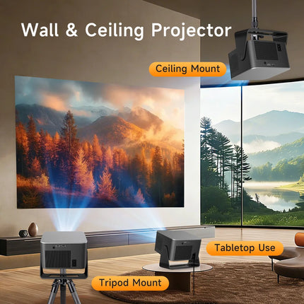 Magcubic HY350Max With Voice Remote Control 900ANSI Projector Auto Focus Native 1080P 8K Wifi6 BT5.4 2+16G for Movie Outdoor