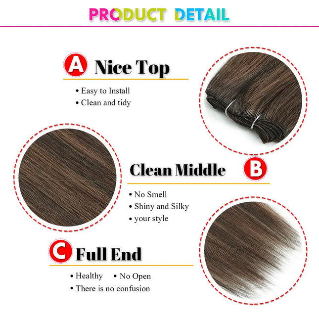 Alibaby Straight Hair Bundles Extensions Smooth Ombre Hair Weaving 26 Inch Long Synthetic Straight Hair Bundles Full to End 150g
