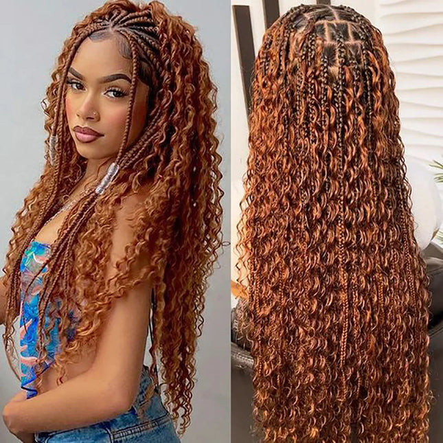Bulk Braiding Hair Human Hair Deep Wave Colored Unprocessed No Weft Boho Braids Human Hair Bulk Extensions Brazilian Remy Hair