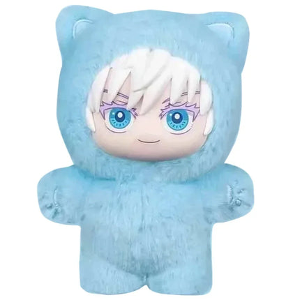 In Stock Bandai Eaki Jujutsu Kaisen Season 2 Cat Park Party Gojo Satoru Blind Box Plush Doll Bag Pendant Model Collection#2026