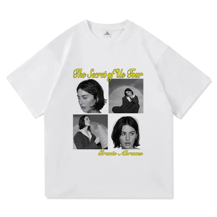 Gracie Abrams Risk The Secret of Us The Eras Tour T-Shirt Men/Women Aesthetic Retro T-Shirt Unisex New Album Tees Shirts