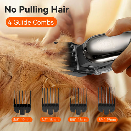 Solimpia New Pet Electric Hair Clipper LCD Digital Display Dog Cat Grooming Trimmer Hair Cutter Portable Pet Care Tool