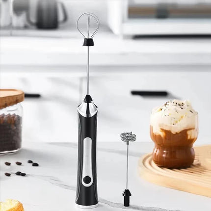 Electric Milk Frother 3-Speed Wireless Charging Milk Coffee Mixer Egg Beater Dual Stick Handheld Kitchen Tool Cake Cream Mixer