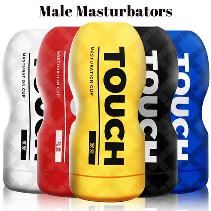 Male Penis Massager Masturbators Portable Manual Masturbator 3D Soft inner channel TPE Artificial Vagina Adult Sex Toy for Men