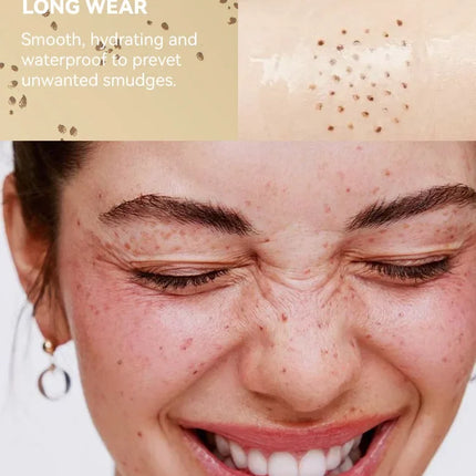 Freckle Pen Natural Lifelike Fake Freckles Pen Lasting Look Dot Spot Pen Makeup Waterproof Light/Dark Brown Freckles Stamp Pen