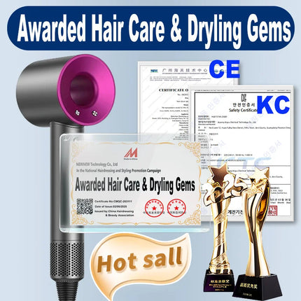 110V Professional Dryer for Curly or Straight Styles Negative Ion Hair-care Hair dryer High Speed household Blow Dryer Gift Idea