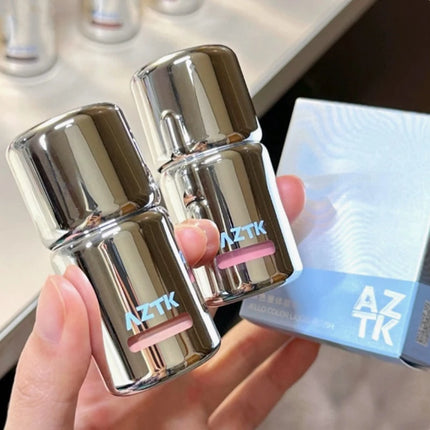 AZTK Liquid Blush Korean Style Makeup Matte Waterproof Brighten Face Peach Pink Purple Jelly Color Blusher Nude Rubores Rouge