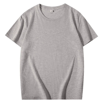 100% Cotton T-shirt Custom Logo Print Image Men and Women Clothes Diy Enterprise Embroidery Team Culture Short Sleeved Tops