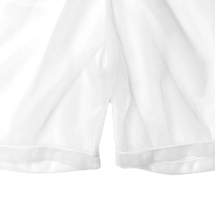 1Pc Sexy Sheer Mesh Men Underwear Fashionable Soft Transparent Home Loose Fit Boxing Pants Sleep Shorts Sleepwear Pajama Pants