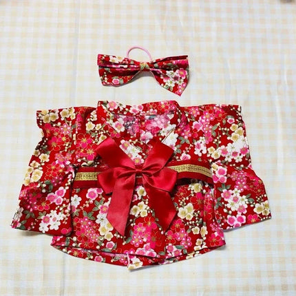 Only Clothes Baby Three 400% Gross Vinyl Plush Toy Baby Clothes New Year'S Christmas Baby Clothes Dress Set Cute Outfit Surprise