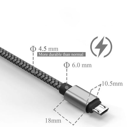 Micro USB Cable 3m 2m Charging Charger Cable Data Cord For Huawei p smart 2019 p9/p10 lite p9 Y3 Y5 Y6 Y9 Honor 8x 8S 7c 20i 7A