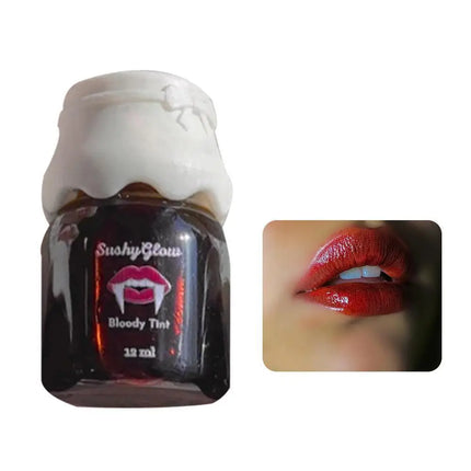 Matte Lip Gloss Halloween Festival Essential Matte Lip Gloss OG Bloody Tint Set Matte Dark Lipstick For Party Cosplay