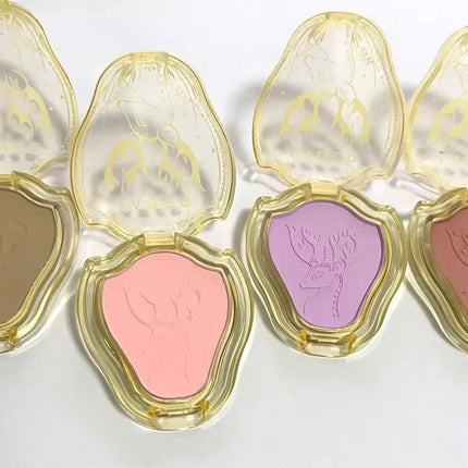 Mini Lasting Waterproof Face Blusher Face Contouring Soft Cheek Rouge Female Makeup Brighten Face Matte Natural Blush Palette