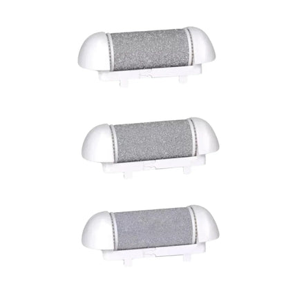 Replacement Roller Heads Pedi Foot File, Callus Shaver, Cracked Heels, Dead Skin, Foot Care Accessory, 3 Pcs