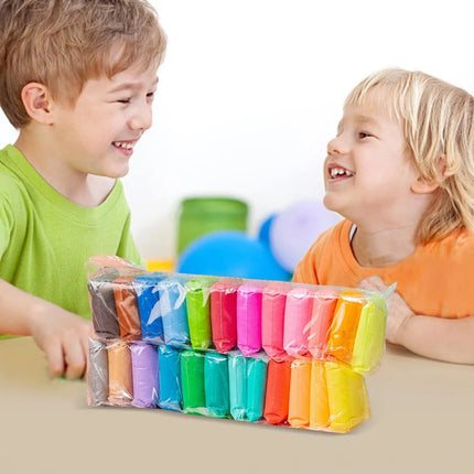 12/24/36 Colors Air Dry Clay Super Light Modeling Clay DIY Crafts with Tools Soft Creative Educational Toys for Boys Girls Gifts