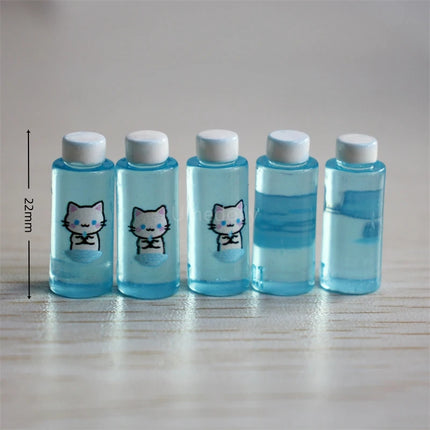 1/6 Scale Miniature Dollhouse Makeup Brush Mini False Eyelash Cosmetic Model for Doll Accessories Toy