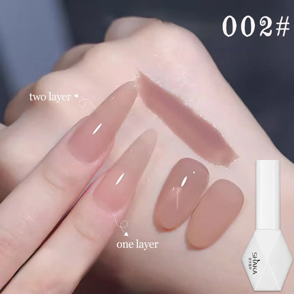 SHAKA 10ml New Popular Ice Pink Nail Gel Polish Set Semi Permanent Nail Art Soaking UV LED Nail Salon DIY Nail Salon Gel 4 sold