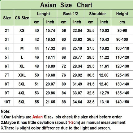 T-Shirt For Boys/Girls Funny Animethe Creature Cases Cartoon Print Tshirt Kids Summer Fashion Boys Clothes Short Sleeve Tops