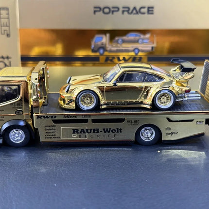 New In Stock Xcartoys Poprace 1:64 Pandem Fuso-300 Rwb 930 Pandem Elise Alloy Miniature Diecast Model Truck Model Hec Toys Gift