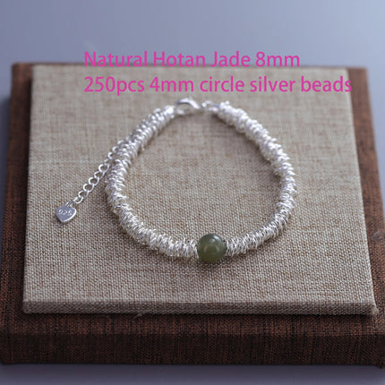 VENTFILLE 925 Sterling Silver Butterfly Bracelet for Girl Bead String Design Insect Fashion Versatile Jewelry Gift Dropshipping