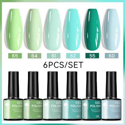UR SUGAR 7ml All Season Gel Nail Polish Set Nude Pink Red Glitter Semi Permanent UV Gel Kits All For Manicure Soak Off Vernis