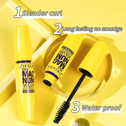 original high-end Long-wearing fibers black professional waterproof Lash Eyelash  mascara Woman Makeup products