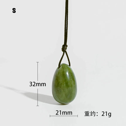 Green Phoenix Jade Yoni Egg Set Natural Jade Eggs Women Kegel Exerciser Vaginal Muscles Tightening Ball Yoni Wand Jade Massager