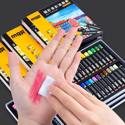 M&G Ultra-Soft Heavy-Covering Oil Pastel Crayon Set Student-Grade Washable Crayons DIY Art Drawing and Painting Tools