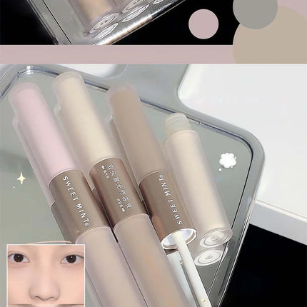 SWEETMINT Double-Ended Liquid Contour Stick - Highlight & Shadow, Long-Lasting, Easy to Use, Natural Finish